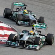 Mercedes duo 2013 Malaysia