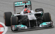 Michael Schumacher 2011 Malaysia Qualify