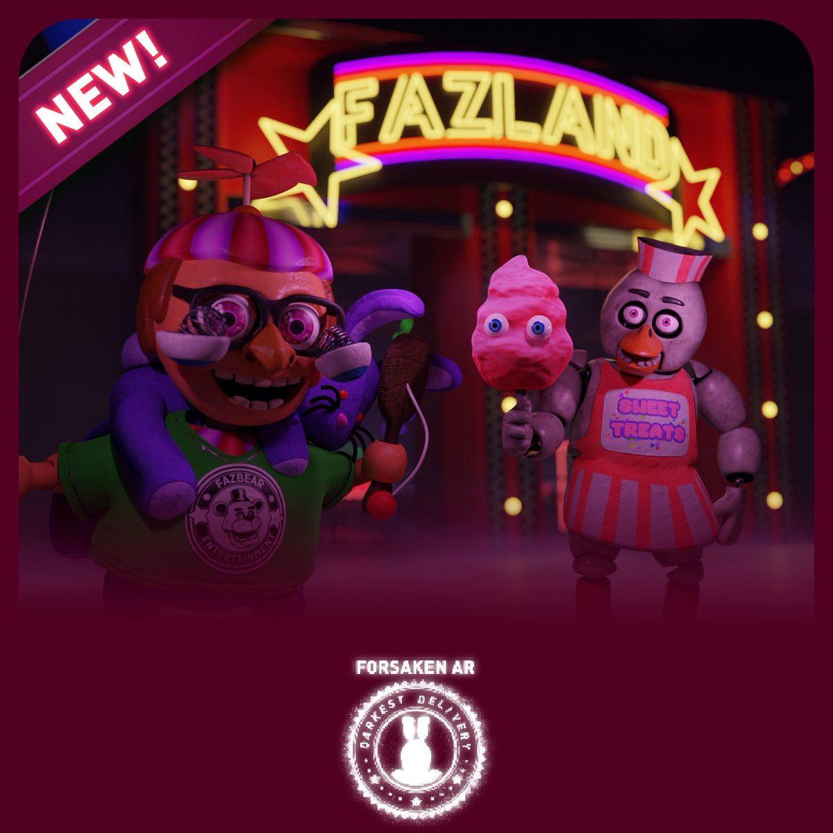 Forsaken ar darkest delivery fnaf. форсакен ар. Forsaken ar фнаф. Forsaken ar darkest delivery лого. Artplay234 forsaken ar.