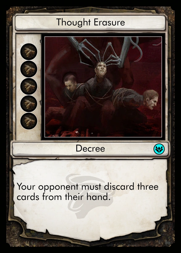Thought Erasure Forsaken Card Game Wiki Fandom