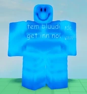 bluudud's oldest apperance in-game, seen from the front.