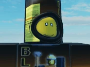 Ditto, eating a Ghostburger.