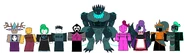 The current cast of Pr3tyverse characters.