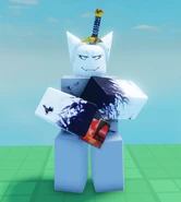 Token Noob using Slateskin Potion. Note that it uses the same model as Aubree's props.