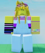 Pride Noob in-game, showcased from the front.