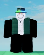p00lkidd in-game, seen from the front.