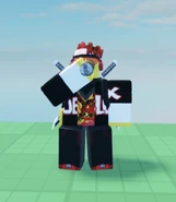 Ditto, drinking a Bloxy Cola.