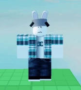 Ditto, drinking a Bloxy Cola.