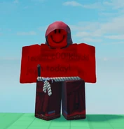 Cultist c00lkidd's older model in-game, seen from the front.
