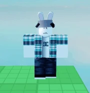 Ditto, drinking a Slateskin Potion.