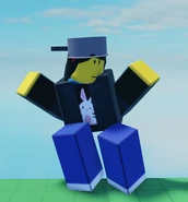 Aubree Noob in-game, seen using the Ain't No Lovin My Man emote.