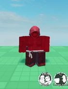 Old Cultist c00lkidd in-game, seen from the front.