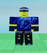 Milestone I Noob in-game, seen from the front.