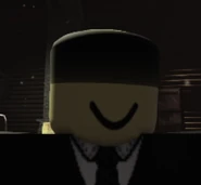 Developer screenshot of Mafioso being bald under his hat.