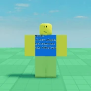 Retro Noob's idle animation.