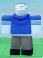 Ditto, but while being shown from the back.