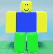 Wrong Noob in-game, shown from the front.