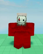 c00lkidd's John Doe cosplay in-game, seen from the front.