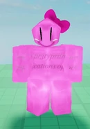 pr3typriincesses appearance in-game, seen from the front.