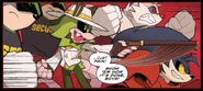 Clutch with his group in Sonic the hedgehog issue comic, probably what the Mafioso teaser is referencing