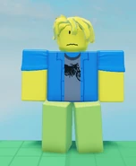 Noob Cosplay with a T-shirt.
