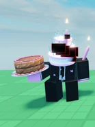 One of this skin's Pizza Delivery minions, a corrupted version of Chance.