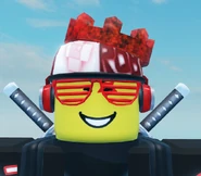 Face when emoting.
