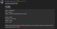 A post in #dev-log teasing the Earthbound skins.