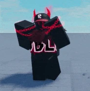 Sixer's old design doing the Skeleton emote.
