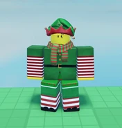 Elf Noob previous appearance in-game, seen from the front.