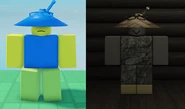 An in-game comparison between Noob Cosplay and the player's actual avatar.