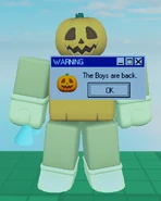 Gourd's Pizza Delivery minion.
