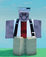 sch00lkidd c00lkidd in-game, seen from the front.