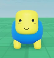 Chud in-game, from the front.