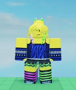 Scene Noob in-game, from the front.