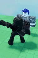 Slasher's kill animation when killing Guest 1337.