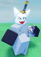 Ditto, but while emoting.