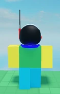 legoman49 in game, seen fron the front.