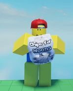 Ditto, eating a Ghostburger.