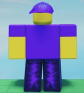 Ditto, but while being viewed from the back.