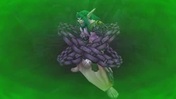 Fandral bei der Verlegung durch den Smaragdgrünen Traum