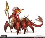 Naga-Centaur (Concept Art by Matthew McKeown)