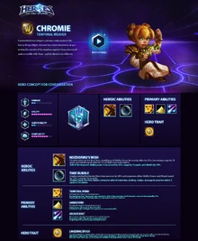 Chromies Heldenseite (Heroes of the Storm)