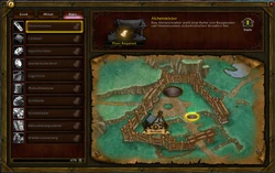 Garnisons Menü der  (Stufe 1): kleine Bauflächen