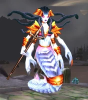 Königin Azshara an der Dunkelküste.