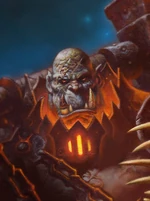 Schwarzfaust Konzeptzeichnung für Warlords of Draenor