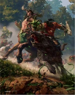 Cenarius und Grom Höllschrei im Eschental