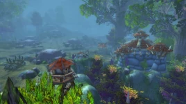 Holzfaellerlager des Kriegshymnenclans