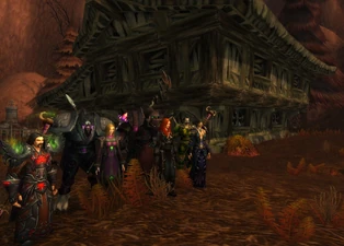 Die Mitglieder des Zirkels vor dem Herrenhaus in Darroheim