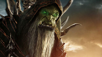 Gul'dan in "Warcraft: The Beginning".